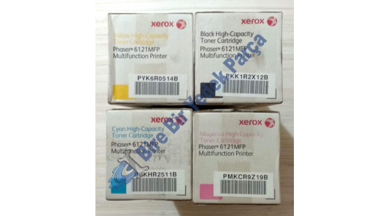 Xerox Phaser 6121 MFP Toner Seti 106R01473-106R01474-106R01475-106R01476 Xerox Phaser 6121 MFP Toner Seti 106R01473-106R01474-106R01475-106R01476
